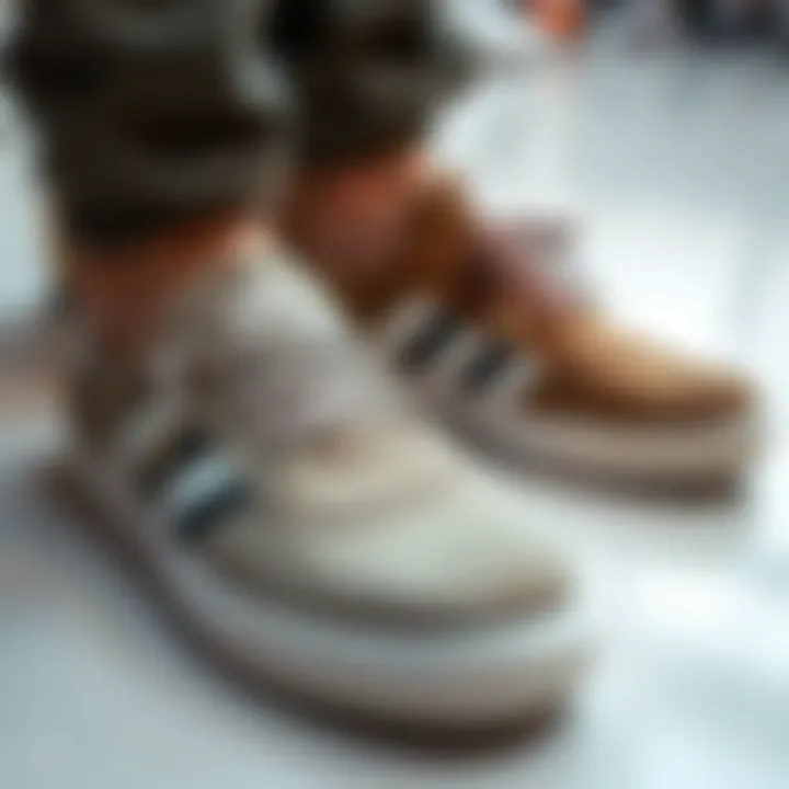 Maintenance tips for Adidas slip-on shoes displayed on a clean surface