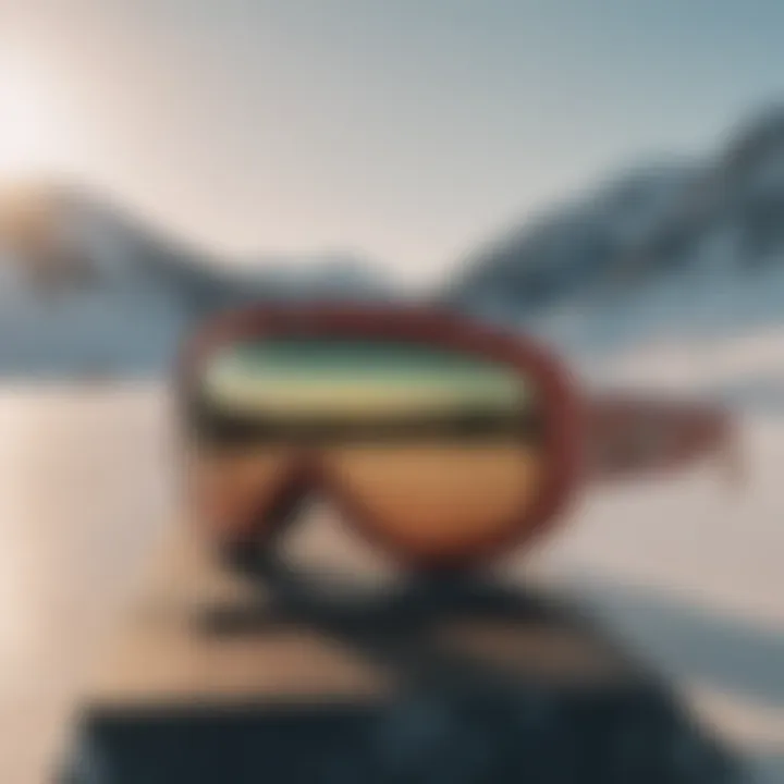 Close-up of Arctic sunglasses showcasing their design and features