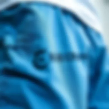 Close-up of fabric texture highlighting quality and durability