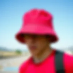 Classic bucket cap design showcasing vibrant colors