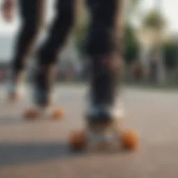 Different types of quad skates displayed for selection