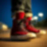 Stylish Converse high tops for women in size 8.5