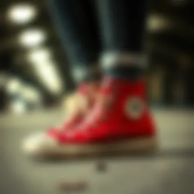 Converse high tops and skateboarding culture