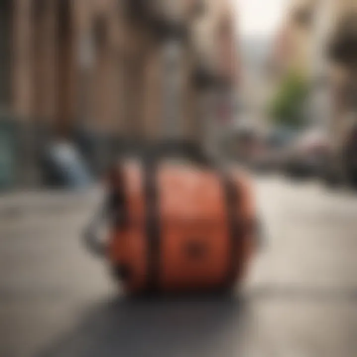 Materials used in the Crab Grab Binding Bag displayed against a textured background.