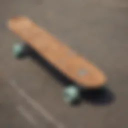 A vintage skateboard showcasing its classic design and craftsmanship