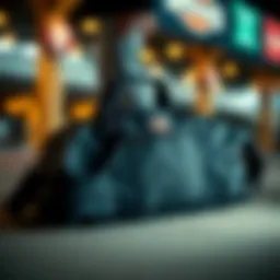 Stylish Dickies duffle bag showcasing its sleek design and durability.