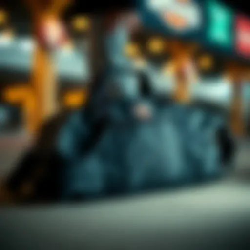 Stylish Dickies duffle bag showcasing its sleek design and durability.