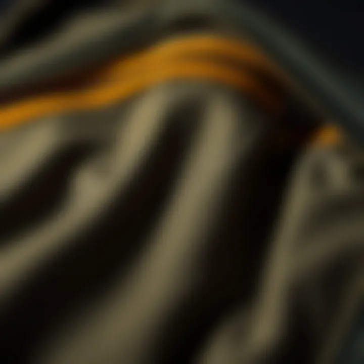 Quality Materials in Dickies Duffle Bag Close-up of the materials used in the Dickies duffle bag highlighting quality.