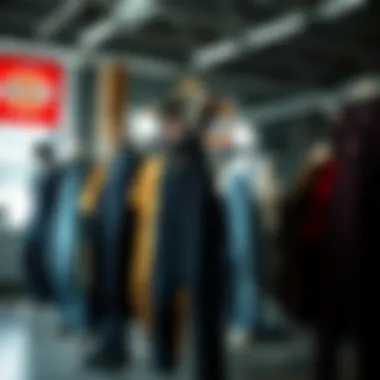 Variety of Dickies Overall Styles A display of various Dickies overall styles