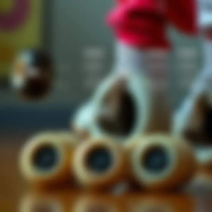 Types and Features of Dance Skate Wheels A comparison chart illustrating different types of dance skate wheels and their features