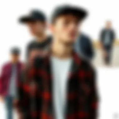 Versatile Styling: Incorporating Dickeys Flannel into Everyday Wear Collage of various styling options with Dickeys flannel