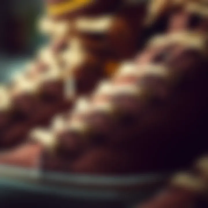 Emerica Skate Shoe Design Close-up of innovative skate shoes reflecting Emerica's design ethos.