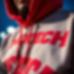A close-up of Faze Merch apparel reflecting skate culture