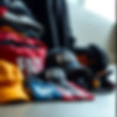 A collection of Faze Merch accessories and gear