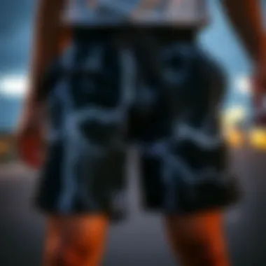 Dynamic Lightning Graphic Design Dynamic lightning graphic design on shorts