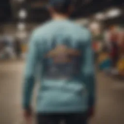 HUF long sleeve t-shirt showcasing vibrant designs