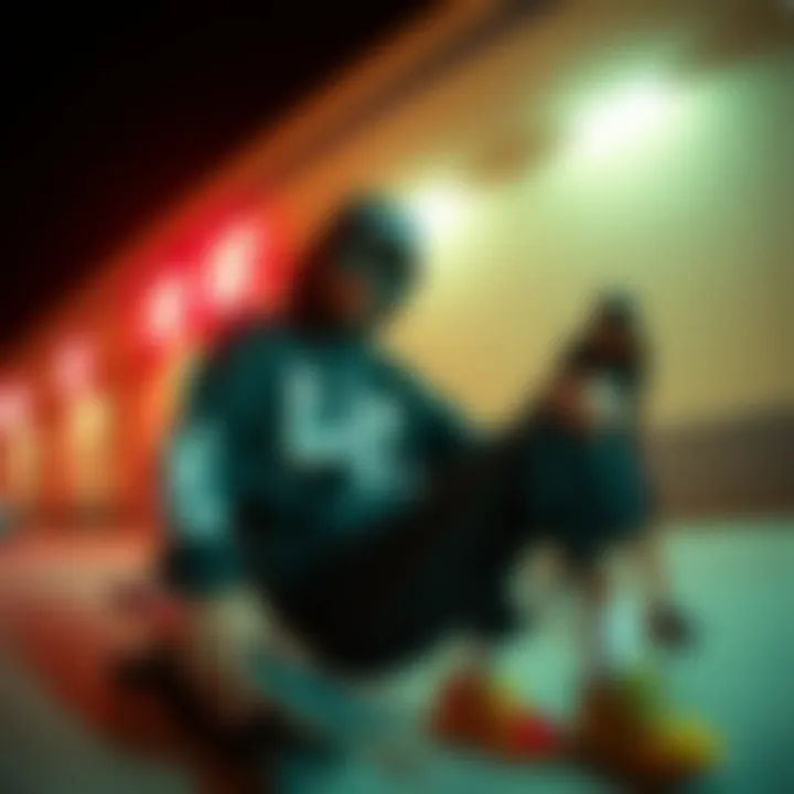 Skater identity represented through Lit Clothing