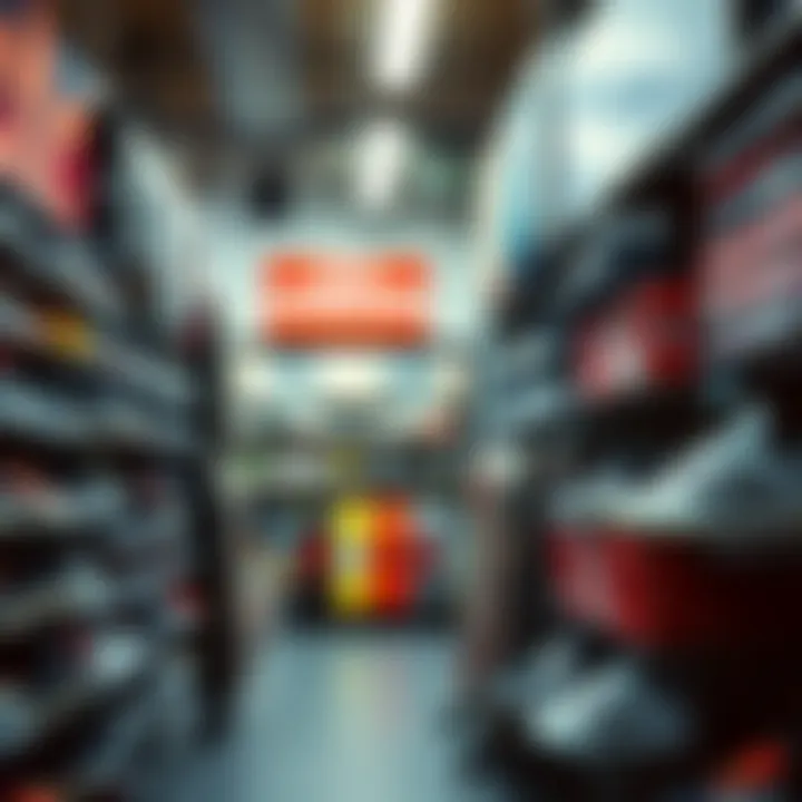 Local skate shop featuring Adidas footwear selection