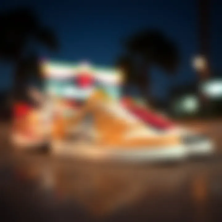 Design Evolution of Looney Tunes Shoes A collection of Looney Tunes shoes reflecting design evolution