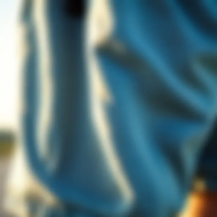 Close-up of fabric showcasing durability and comfort