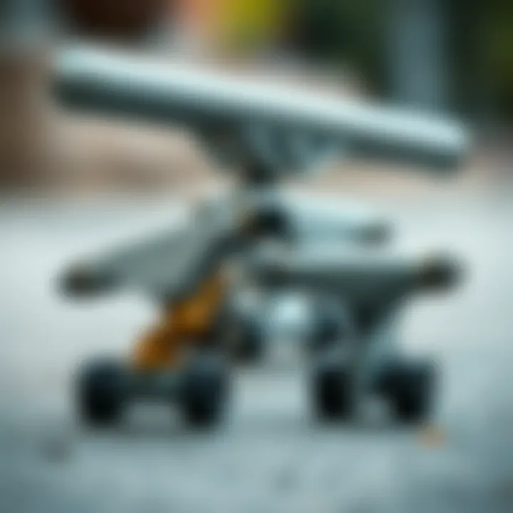 Comparison of nickel board trucks and traditional skateboard trucks