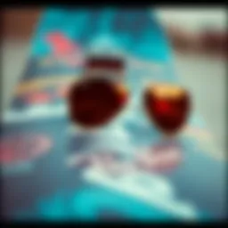 Stylish Ray-Ban Aviators against a skateboard backdrop