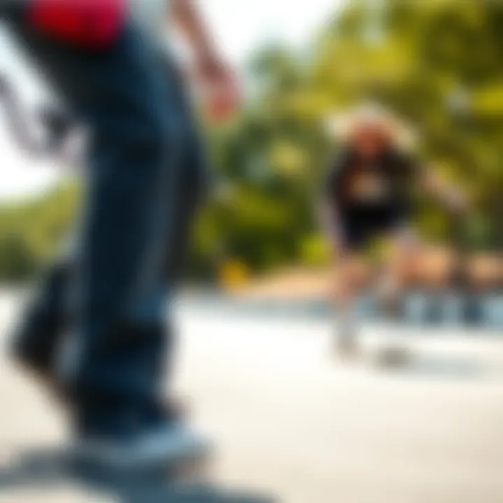 Styling Options for RVCA Hitcher Pants in Action Individual styling options featuring RVCA Hitcher Pants in action