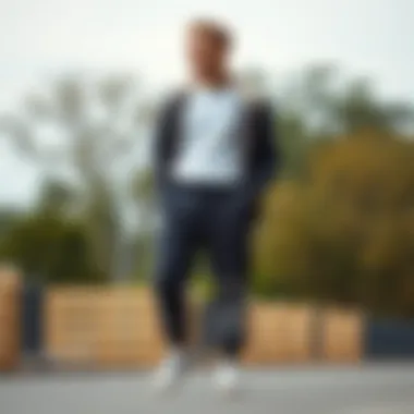 Versatile sherpa sweatpants styled for casual outings