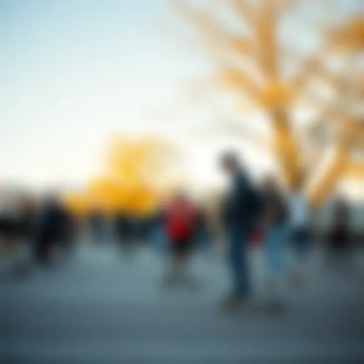 Local community event at Station Park