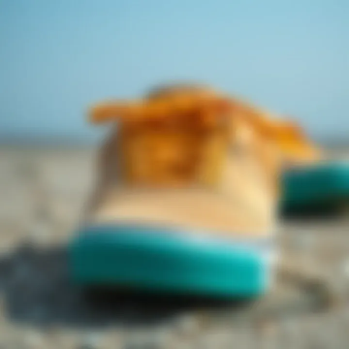 Materials used in surf skate shoes highlighting eco-friendly options.