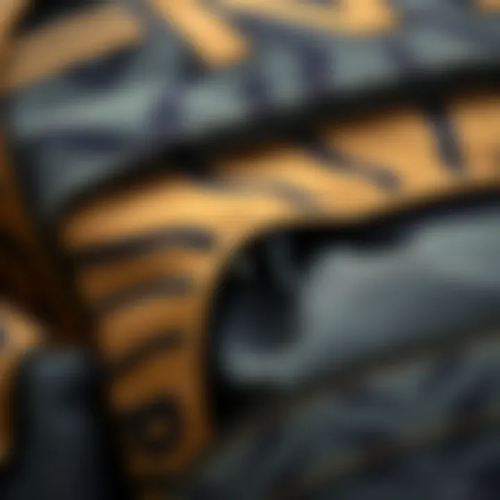 Close-up detailing of the Tasmanian Tiger backpack's fabric and stitching