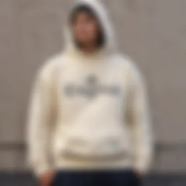 Classic cream sweatshirt design with logo
