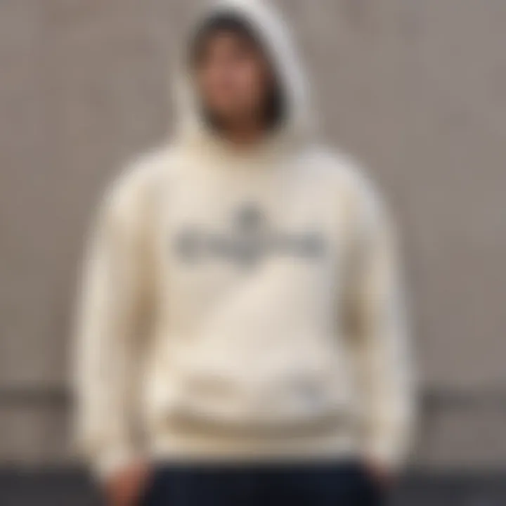 Classic cream sweatshirt design with logo