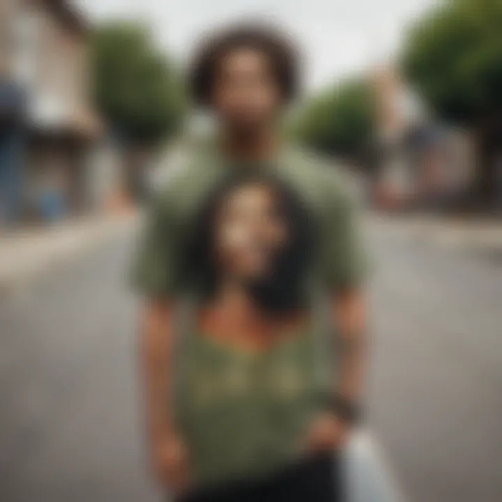 Vintage Bob Marley tee displayed as a symbol of cultural significance