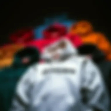 Various color options of Dickies logo hoodies displayed