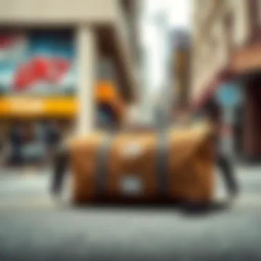 The Herschel Weekender Bag: A Staple in Skate Culture Herschel Weekender Bag in an urban skate culture setting