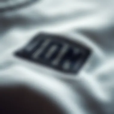 Detailed View of JDM Sweatshirt Craftsmanship Close-up of JDM sweatshirt fabric and stitching