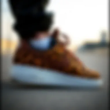 Side profile highlighting the functionality and material quality of Nike Leopard Sneakers