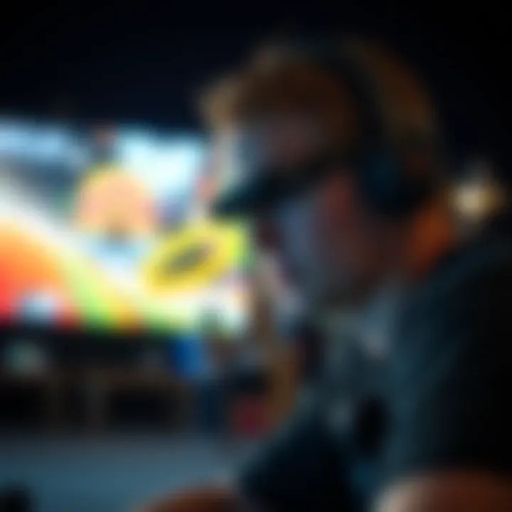 Immersive Audio Experience in Gaming with PowerA User experiencing immersive audio with the PowerA headset during gaming