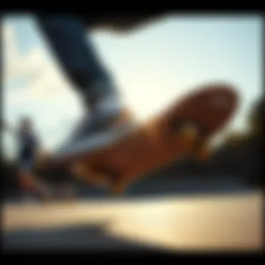 A skateboarder performing tricks while wearing Vans shoes