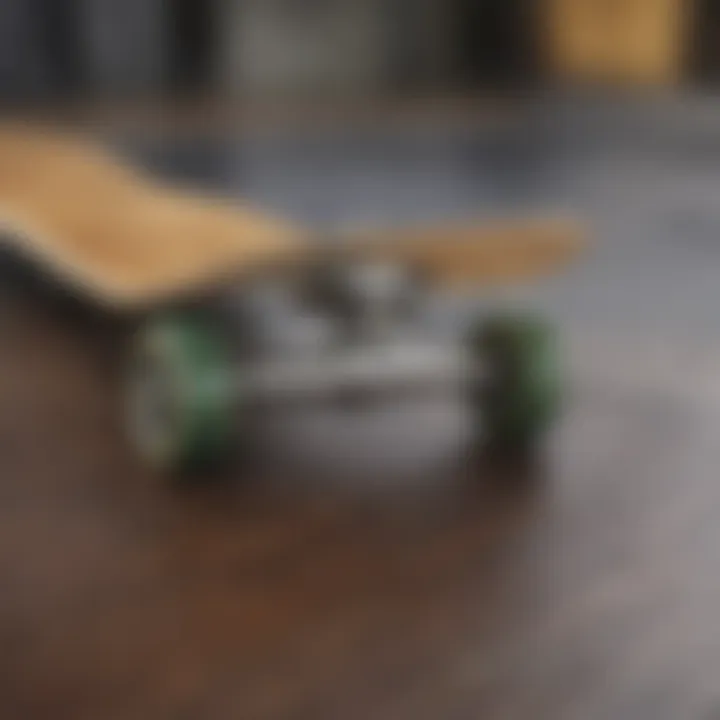 Materials used in skateboard deck construction.