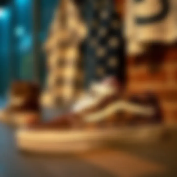 Collaborative editions of Vans Half Cab displayed in a streetwear context