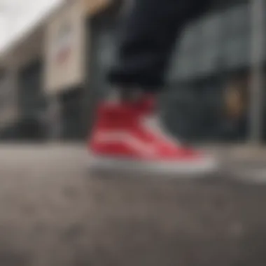 Notable Exploring the Vans SK8 Hi Red and White: An Icon in Skateboarding