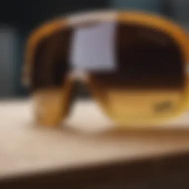 A close-up view of the materials used in the Vonzipper Stax, highlighting quality and texture.