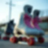 Size 13 skates showcasing their distinct design and features