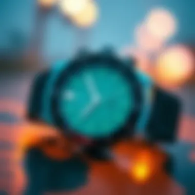 A vibrant watch capturing the essence of youth culture Watch with vibrant colors reflecting youth culture