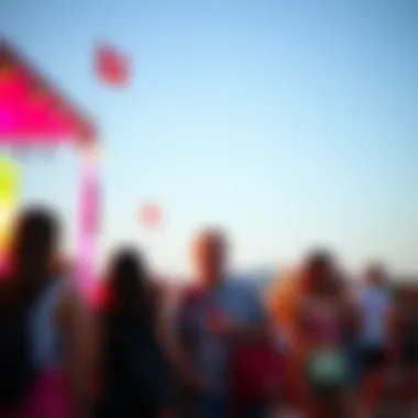 Festival Vibes with Functional Crossbody Bags Festival-goers enjoying an outdoor event with crossbody bags