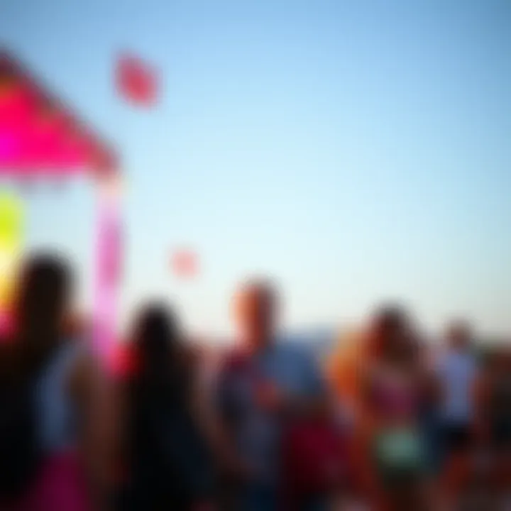 Festival Vibes with Functional Crossbody Bags Festival-goers enjoying an outdoor event with crossbody bags