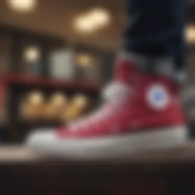 Different variations of Converse Chuck Taylor shoes