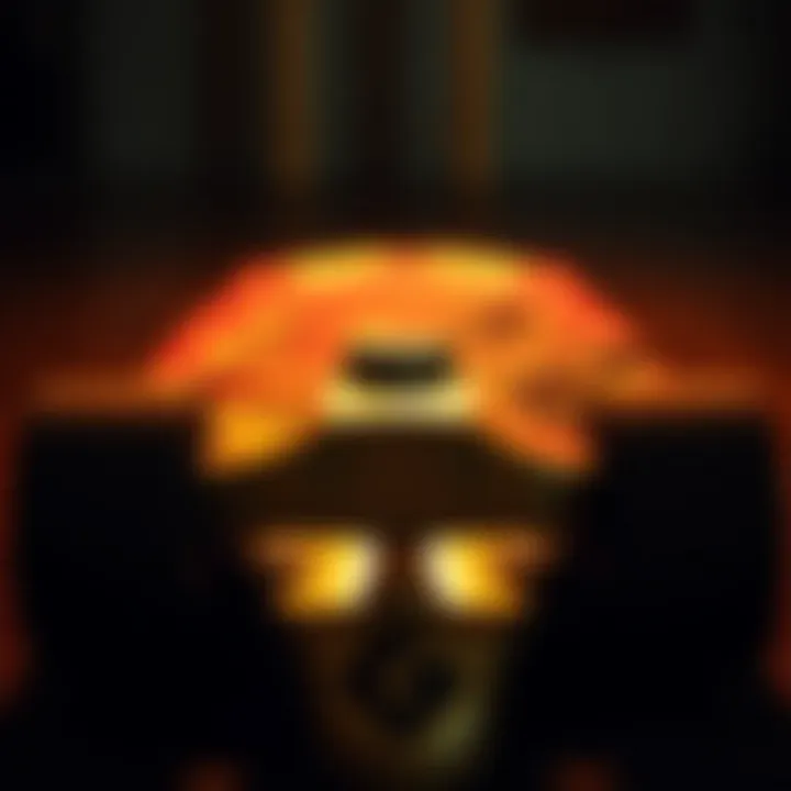 Detailed View of Skateboard Components Close-up of skateboard deck and wheels